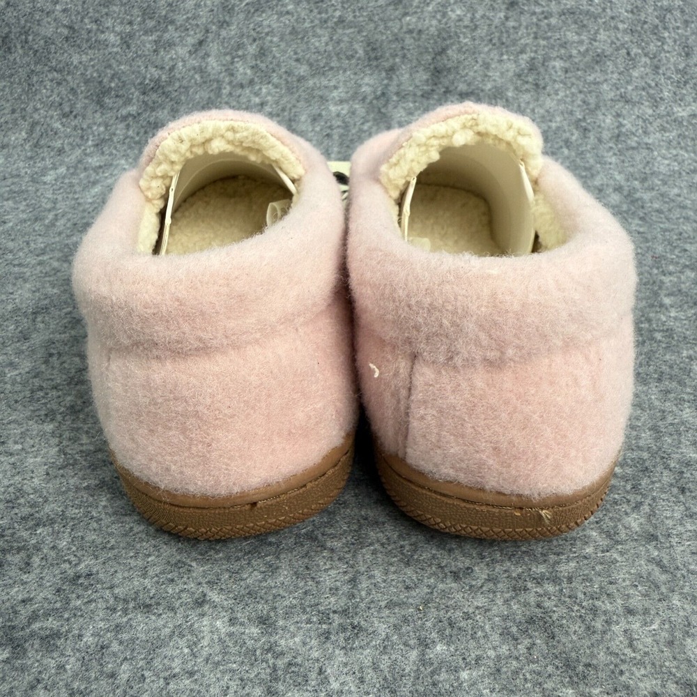 Dearfoams True Comfort Slippers Youth Girl Size 11/12 Pink Slip On Cozy Warm NEW - Picture 6 of 8